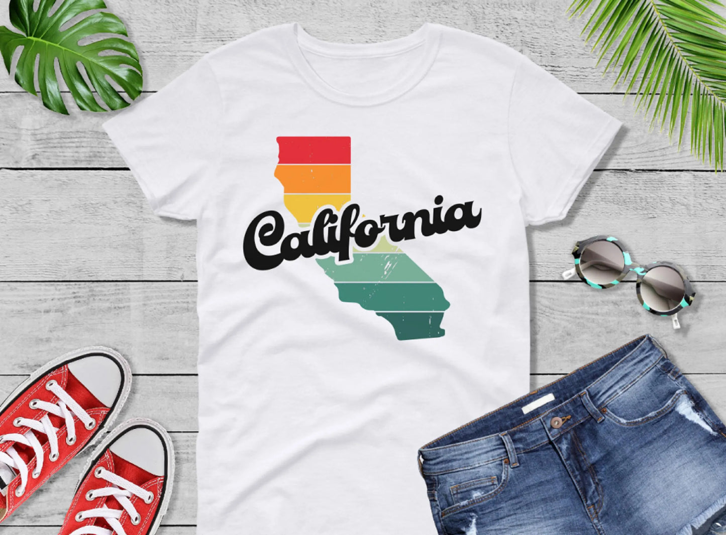 Comfort Colors® California Retro Vintage Shirt, State of California, Retro Vintage California Tee, Cute California TShirt