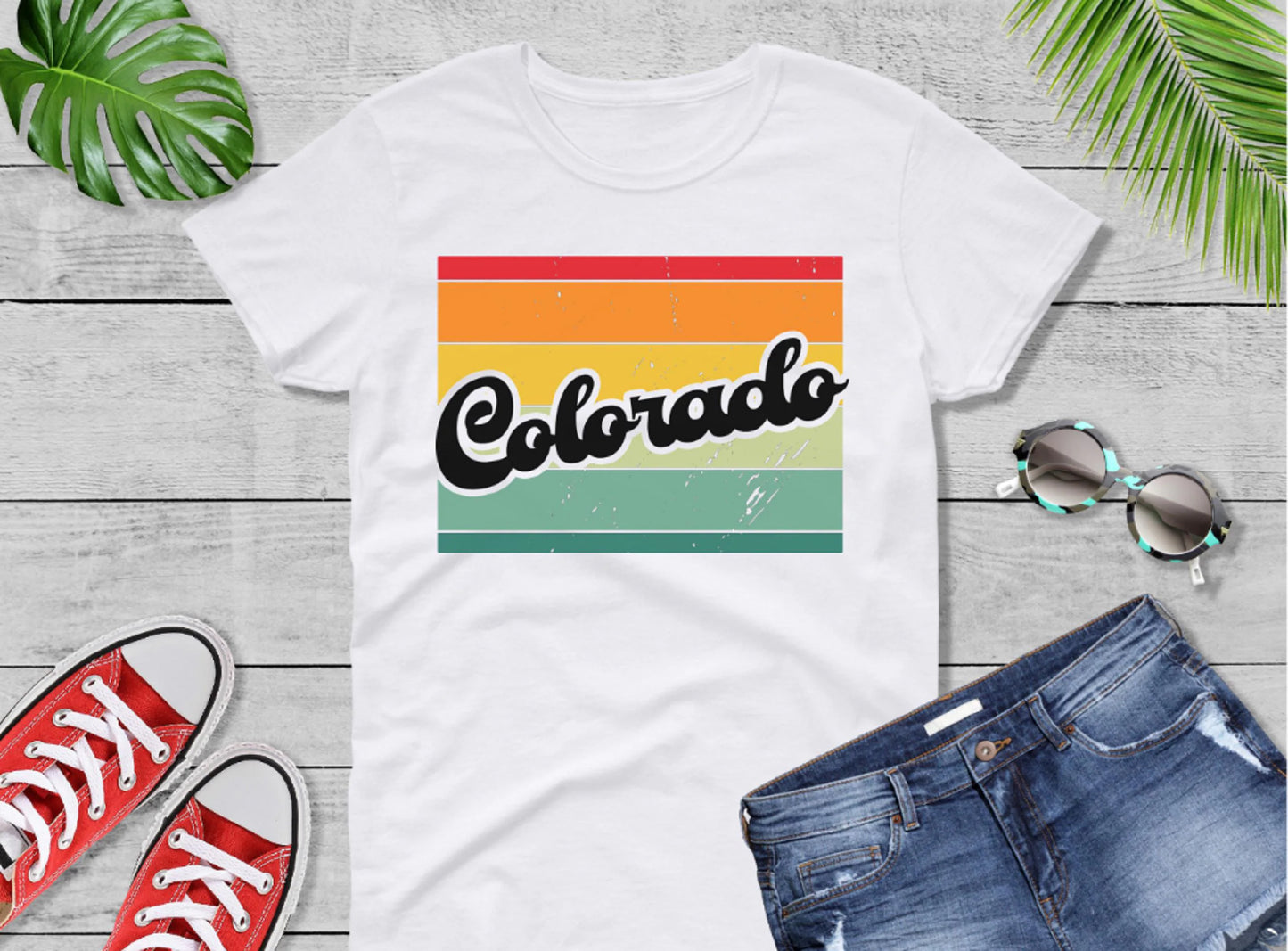 Comfort Colors® Colorado Retro Vintage Shirt, State of Colorado, Retro Vintage Colorado Tee, Cute Colorado TShirt