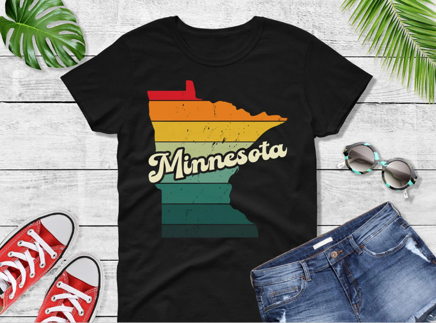 Comfort Colors® Minnesota Retro Vintage Shirt, State of Minnesota, Retro Vintage Minnesota Tee, Cute Minnesota TShirt