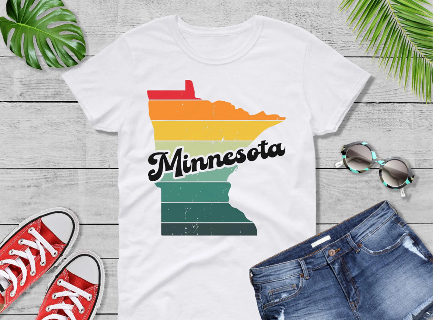 Comfort Colors® Minnesota Retro Vintage Shirt, State of Minnesota, Retro Vintage Minnesota Tee, Cute Minnesota TShirt