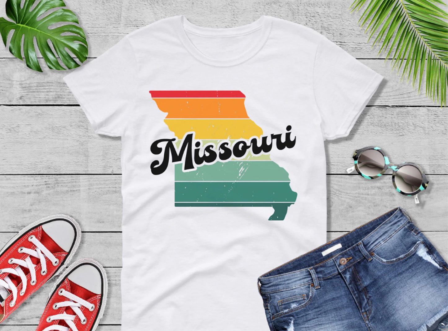 Comfort Colors® Missouri Retro Vintage Shirt, State of Missouri, Retro Vintage Missouri Tee, Cute Missouri TShirt