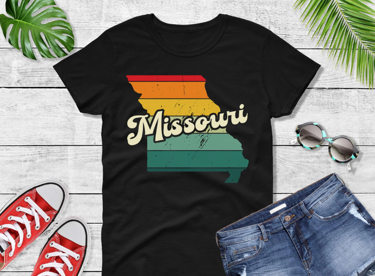 Comfort Colors® Missouri Retro Vintage Shirt, State of Missouri, Retro Vintage Missouri Tee, Cute Missouri TShirt