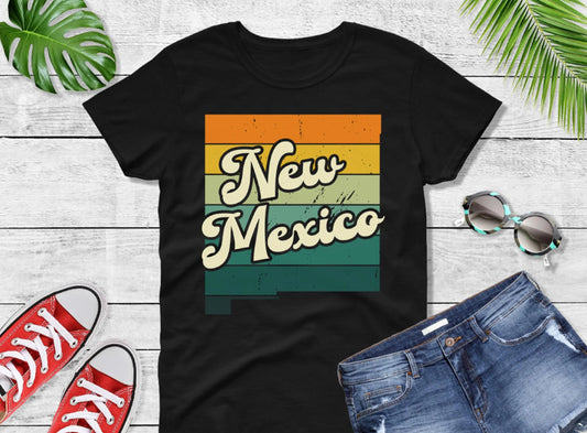 Comfort Colors® New Mexico Retro Vintage Shirt, State of New Mexico, Retro Vintage New Mexico Tee, Cute New Mexico TShirt