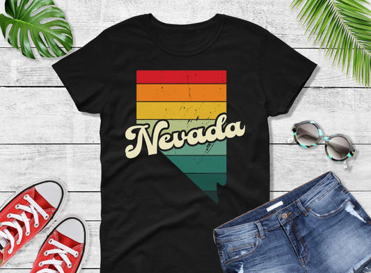 Comfort Colors® Nevada Retro Vintage Shirt, State of Nevada, Retro Vintage Nevada Tee, Cute Nevada TShirt