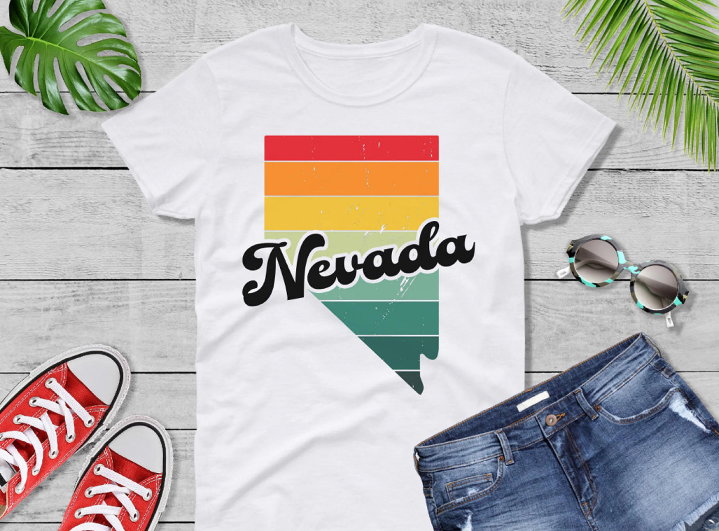 Comfort Colors® Nevada Retro Vintage Shirt, State of Nevada, Retro Vintage Nevada Tee, Cute Nevada TShirt