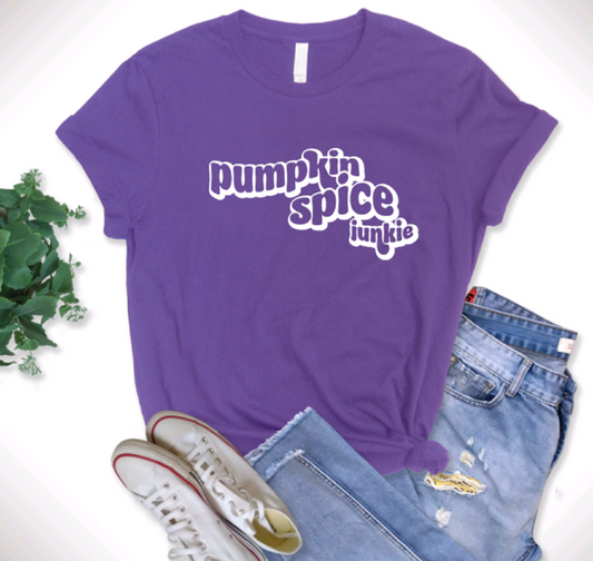 "Pumpkin Spice Junkie" Tee