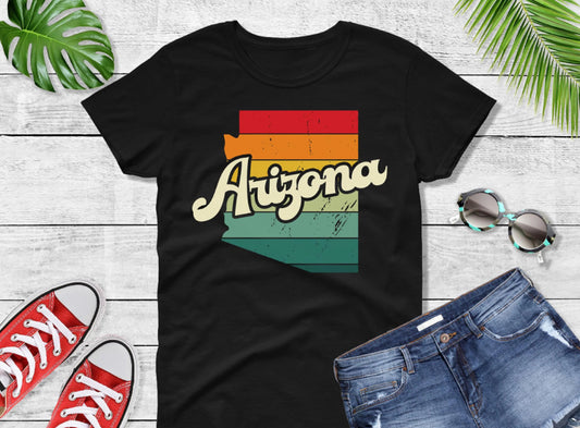 Comfort Colors® Arizona Retro Vintage Shirt, State of Arizona, Retro Vintage Arizona Tee, Cute Arizona TShirt