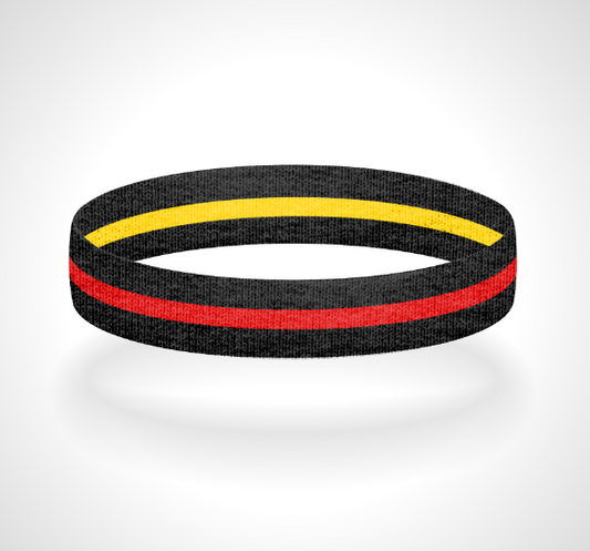 Reversible Thin Red Line Wristband Bracelet - Pick a 2nd Thin Line Color