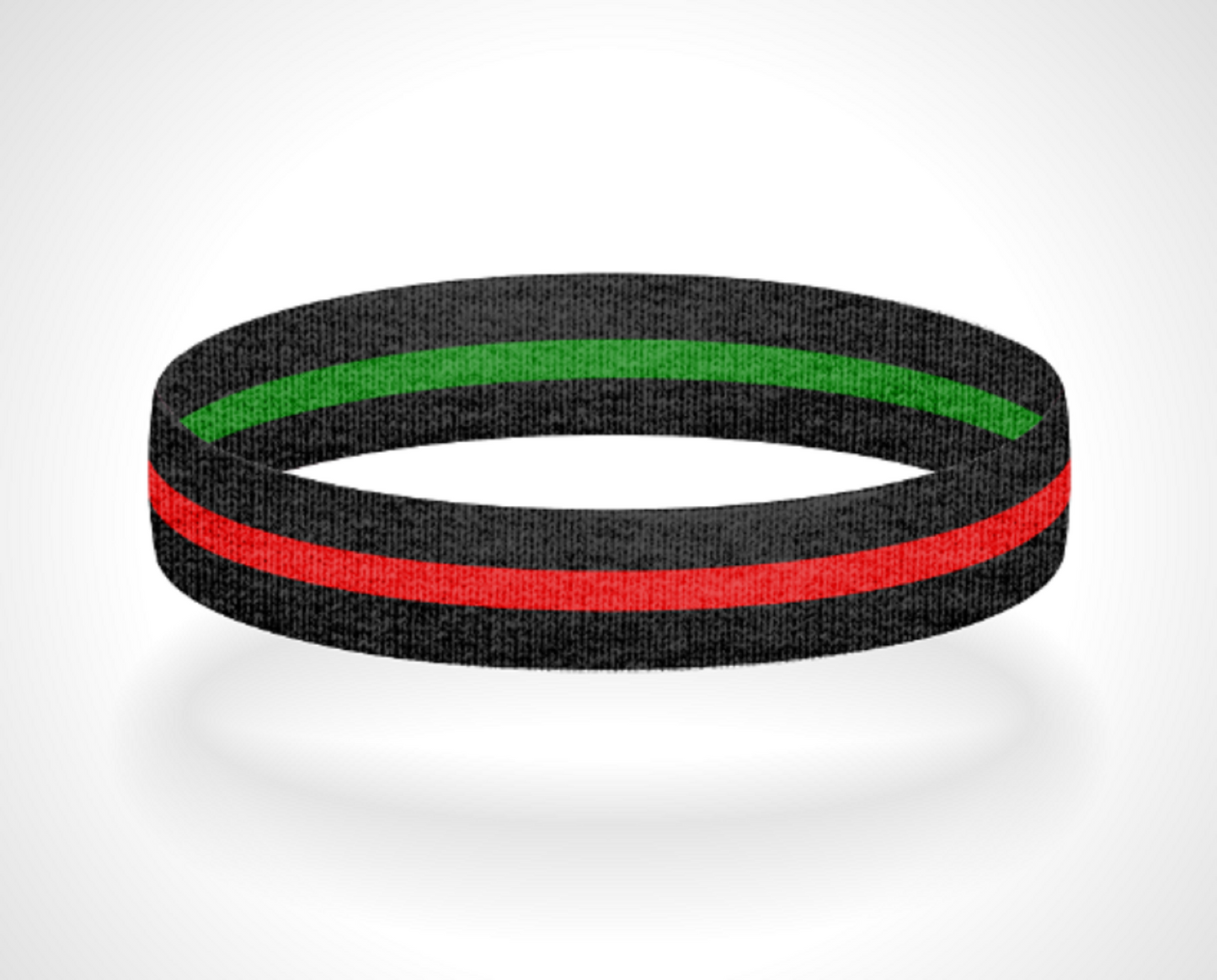 Reversible Thin Red Line Wristband Bracelet - Pick a 2nd Thin Line Color