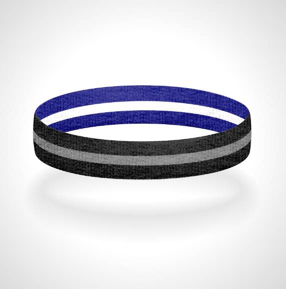 Reversible Thin Silver Line Wristband Bracelet - Pick a 2nd Thin Line Color